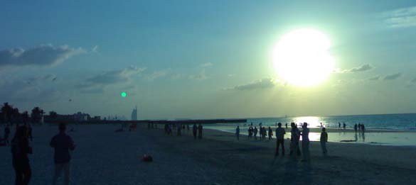 Dubai Weather - Sunset in Jumeirah Beach